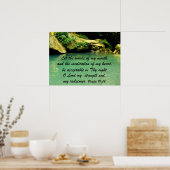 Poster Psaume 19:14 (Cuisine)