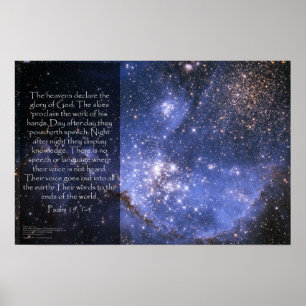 Poster Psaume 19:1-4