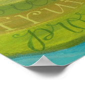 Poster Psaume 1 Arbre planté par les rivières d'eau Impri (Coin)