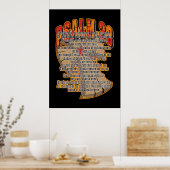 Poster Psaume 23 (Cuisine)