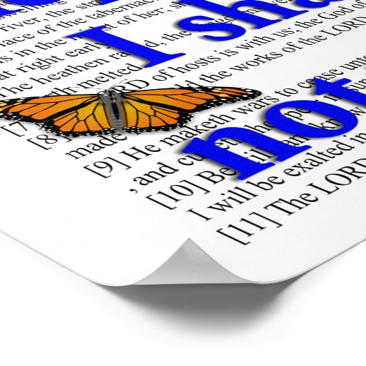 Poster Psaume 23 (Coin)