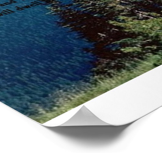 Poster Psaume 23 (Coin)