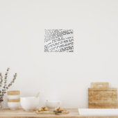 Poster Psaume 23 (Cuisine)