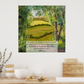 Poster Psaume 23:1-3 (Cuisine)