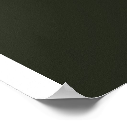 Poster Psaume 23:3 Papillon/Poster vert foncé (Coin)