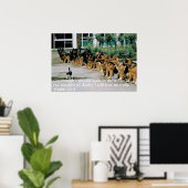 Poster Psaume 23:4 (Bureau à domicile)