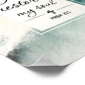 Poster Psaume 23"4 Il Restaure Ma Croix De L'Âme (Coin)