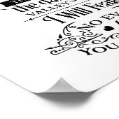 Poster Psaume 23:4 Je ne crains aucun mal (Coin)