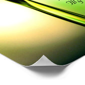 Poster Psaume 23:5 Tu as oint ma tête avec de l'huile (Coin)