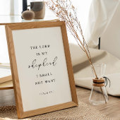 Poster Psaume 23 Le Seigneur est mon Berger