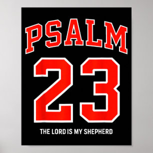 Poster Psaume 23 Le Seigneur Est Mon Berger Christian Foo
