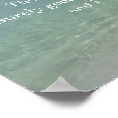 Poster Psaume 23 Le Seigneur est Mon Pasteur (Coin)