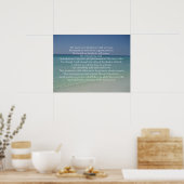 Poster Psaume 23 Le Seigneur est Mon Pasteur (Cuisine)