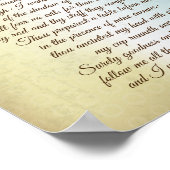 Poster Psaume 23 L'Éternel est mon Berger, Bible Verse (Coin)