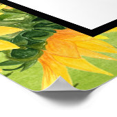 Poster Psaume 23 Lord est mon berger KJV Sunflowers Poste (Coin)