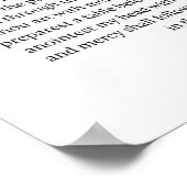 Poster Psaume 23 Mur Art Bible Imprimable Verse Écriture (Coin)