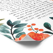 Poster Psaume 23 NKJV Le Seigneur est Mon Pasteur (Coin)