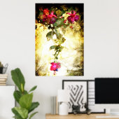 Poster Psaume 23 (Poster d'Art Floral) (Bureau à domicile)