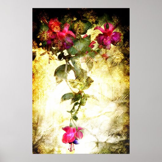 Poster Psaume 23 (Poster d'Art Floral) (Devant)