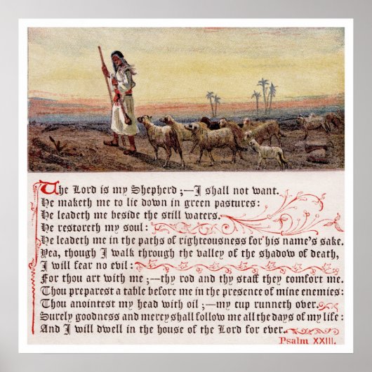 Poster Psaume 23 SQ (Devant)