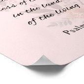 Poster Psaume 27:13, Verse de la Bible (Coin)