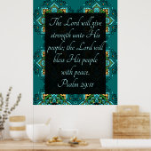 Poster Psaume 29:11 (Cuisine)