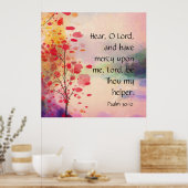 Poster Psaume 30:10 (Cuisine)