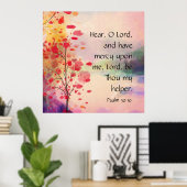 Poster Psaume 30:10 (Bureau à domicile)