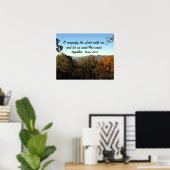 Poster Psaume 34:3 (Bureau à domicile)