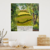 Poster Psaume 37:11 (Cuisine)