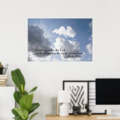 Poster Psaume 37:4 (Bureau à domicile)