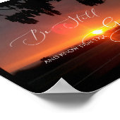 Poster Psaume 46 10, Be Still Sunset Kailua Kona (Coin)