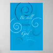 Poster Psaume 46:10 - Soyez calme et sachez que je suis D (Devant)