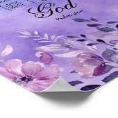 Poster Psaume 46:10 verset biblique (Coin)