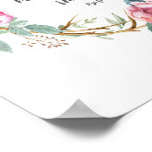 Poster Psaume 4:8 Aquarelle Wreath (Coin)