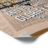 Poster Psaume 50:15 Verse de la Bible (Coin)