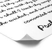 Poster Psaume 51:10-13 (Coin)