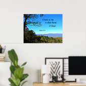 Poster Psaume 51:10 Créer en moi un coeur propre.. (Bureau à domicile)