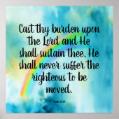 Poster Psaume 55:22 (Devant)