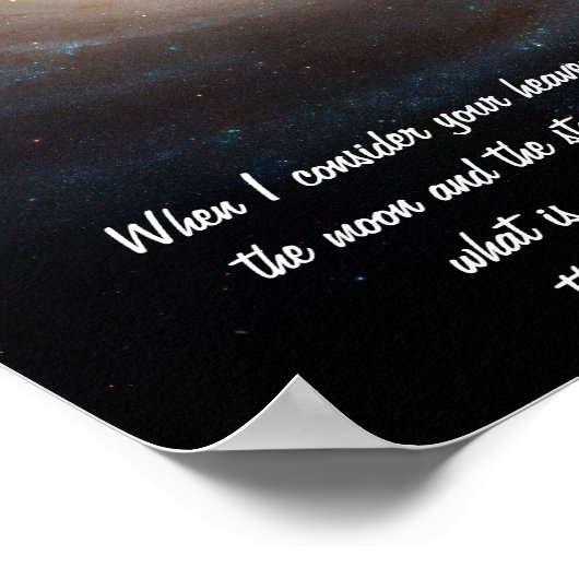 Poster Psaume 8 (Coin)