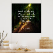 Poster Psaume 86:11 (Cuisine)