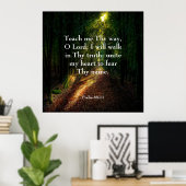 Poster Psaume 86:11 (Bureau à domicile)