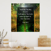 Poster Psaume 86:11 (Cuisine)