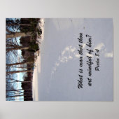 Poster Psaume 8:4 (Devant)