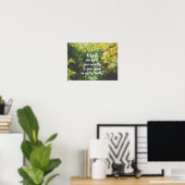 Poster Psaume 8:9 O Lord, How Majestic is Your Name (Bureau à domicile)
