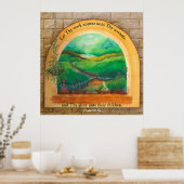 Poster Psaume 90:16 (Cuisine)