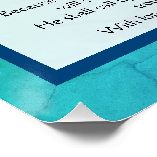 Poster Psaume 91 (Coin)