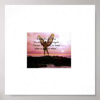 Poster Psaume 91:11...