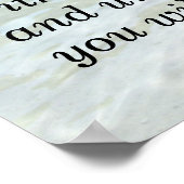 Poster Psaume 91:4 Il vous couvrira de ses plumes (Coin)