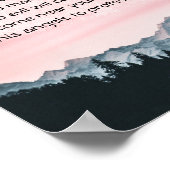 Poster Psaume 91:9-11 Si vous faites de l'Éternel votre r (Coin)